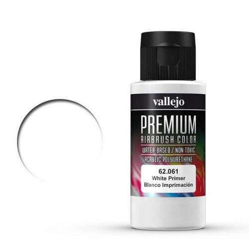 Vallejo 62061 Grundierung, Weiß, 60 ml