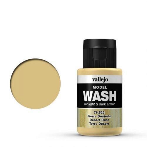 Vallejo 76522 Wash-Color, Wüstenstaub, 35 ml