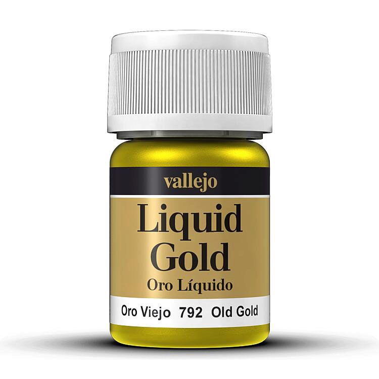 Vallejo 70792 Altgold, Auf Alkoholbasis, Metallic, 35 ml