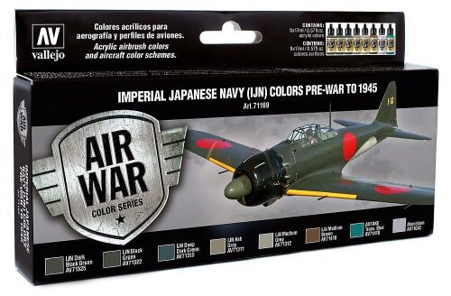 Vallejo 71169 Farb-Set, Japanische Luftwaffe IJA Set 2