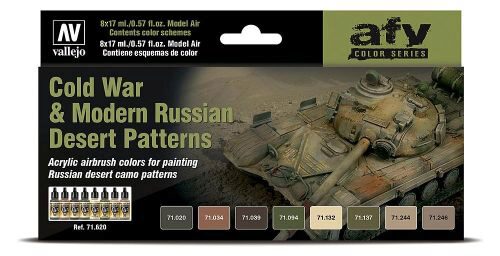 Vallejo 71620 Farb-Set, Kalter Krieg bis heute, Russische Wüstentarnung