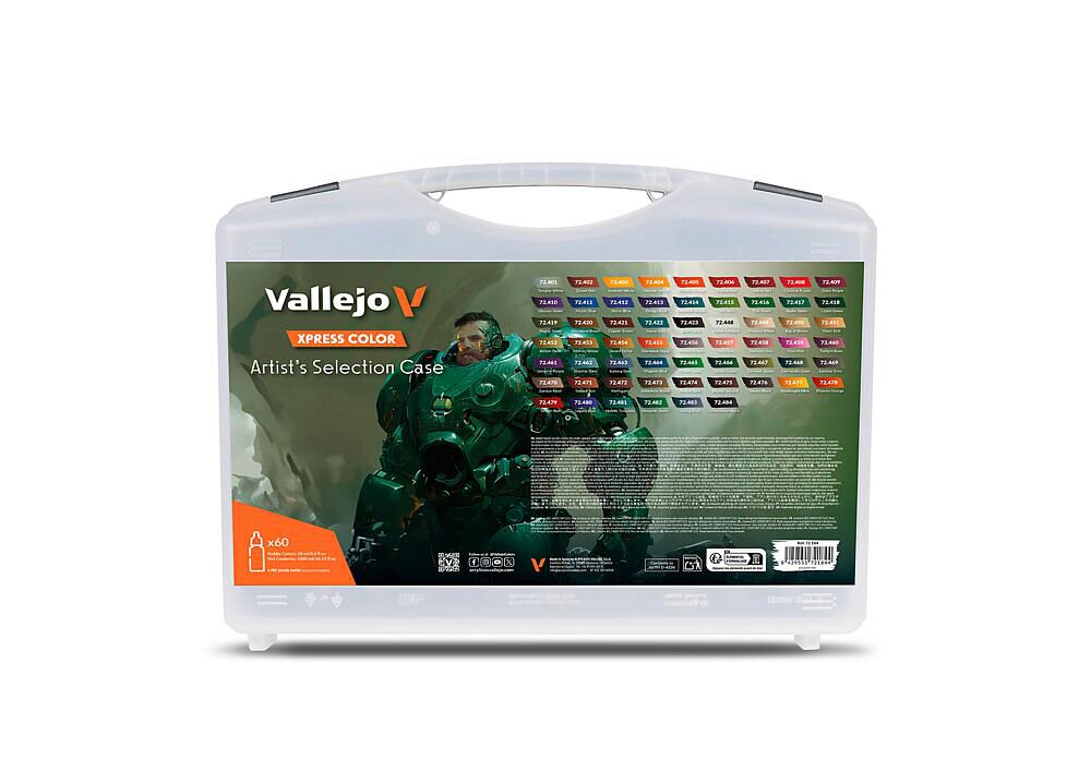 Vallejo 72184 Farbkoffer Xpress, 60 x 18 ml