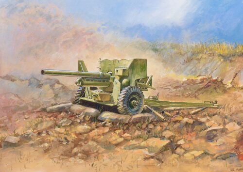 Zvezda 3518 British Anti Tank gun Mk.II