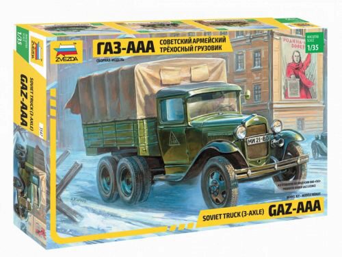 ZVEZDA 3547 GAZ-AAA Soviet Truck (3-axle)