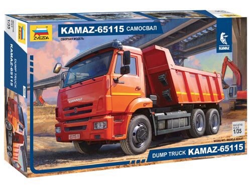 ZVEZDA 3650 Kamaz-65115 Dump Truck
