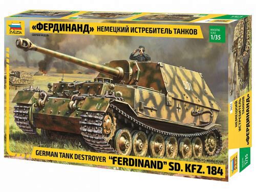 ZVEZDA 3653 Sd.Kfz.184 "Ferdinand" German Tank Destroyer