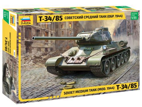 ZVEZDA 3687 Soviet Medium Tank T-34/85