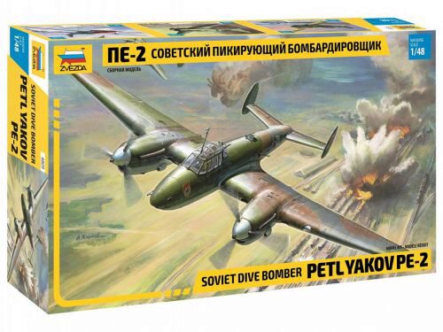 ZVEZDA 4809 Petlyakov PE-2 Soviet Dive Bomber