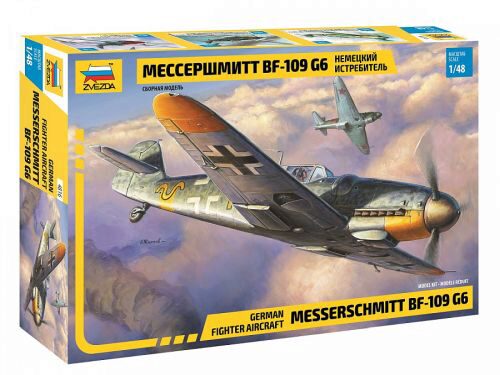ZVEZDA 4816 German Fighter Aircraft Messerschmitt BF-109 G6
