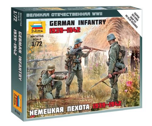 ZVEZDA 6105 German Infantry 1939-1942