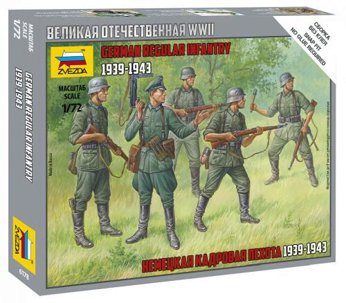 ZVEZDA 6178 German Regular Infantry 1939-1943
