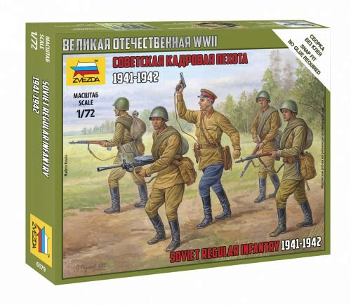 ZVEZDA 6179 Soviet Regular Infantry 1941-1942