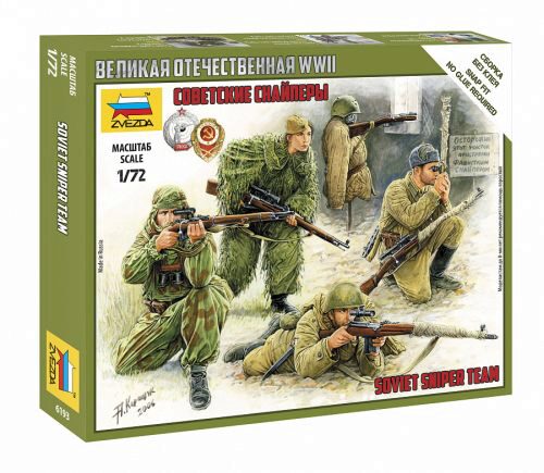 ZVEZDA 6193 Soviet Sniper Team