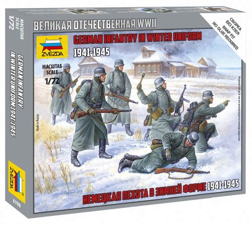 ZVEZDA 6198 German Infantry in Winter Uniform 1941-1945