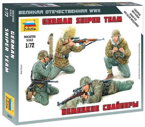 ZVEZDA 6217 German Sniper Team WWII