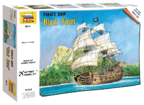 ZVEZDA 6514 1/350 Pirate Ship "Black Swan"