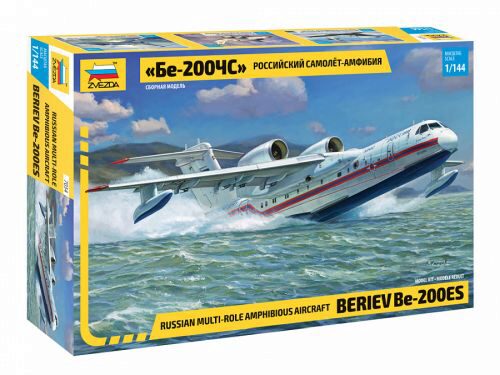 ZVEZDA 7034 1/144 Russian Multi-Role Amphibious Aircraft Beriev Be-200ES