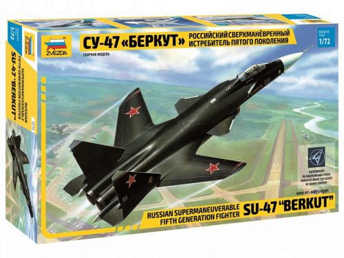 ZVEZDA 7215 Russian Supermaneuverable Fifth Generation Fighter SU-47 "Berkut"