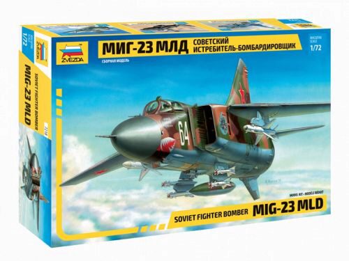 ZVEZDA 7218 Soviet Fighter Bomber MIG-23 MLD