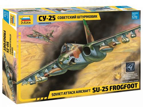 ZVEZDA 7227 Soviet Attack Aircraft SU-25 Frogfoot