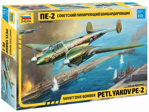 ZVEZDA 7283 Soviet Dive Bomber Petlyakov PE-2