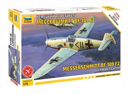 ZVEZDA 7302 Messerschmitt BF-109 F2 German Fighter