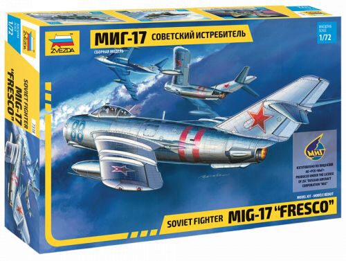 ZVEZDA 7318 MIG-17 "Fresco" Soviet Fighter