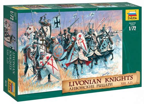 ZVEZDA 8016 Livonian Knights XIII A.D.