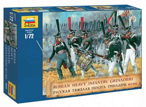 ZVEZDA 8020 Russian Heavy Infantry Grenadiers 1812-1814