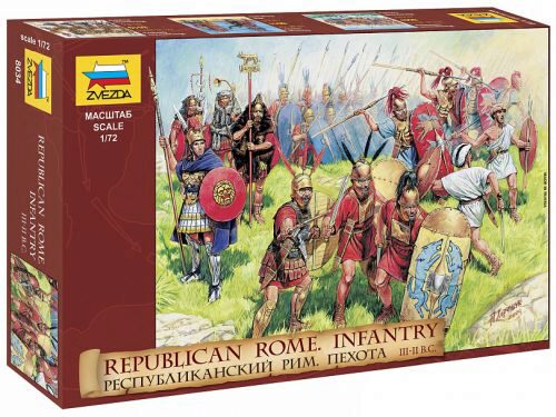ZVEZDA 8034 Republican Rome Infantry III - II B.C.