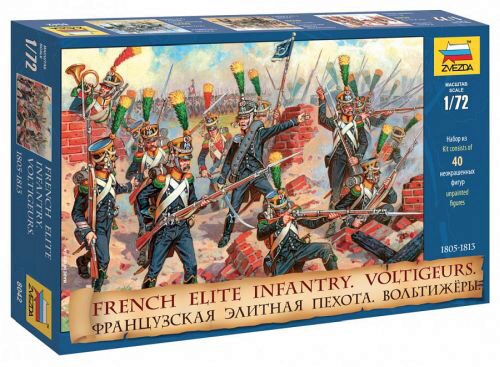 ZVEZDA 8042 French Elite Infantry Voltigeurs 1805-1813