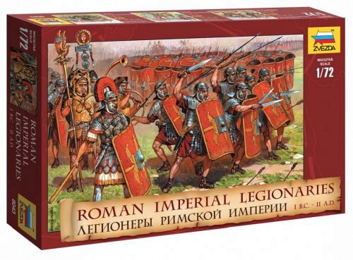 ZVEZDA 8043 Roman Imperial Legionaries I B.C. - II A.D.