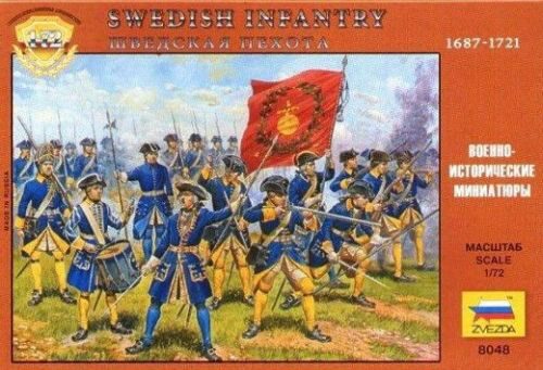 ZVEZDA 8048 Swedish Infantry 1687-1721