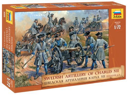 ZVEZDA 8066 Swedish Artillery of Charles XII
