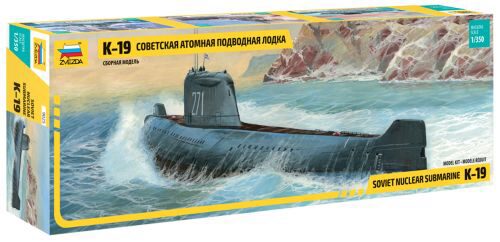 ZVEZDA 9025 1/350 K-19 Soviet Nuclear Submarine