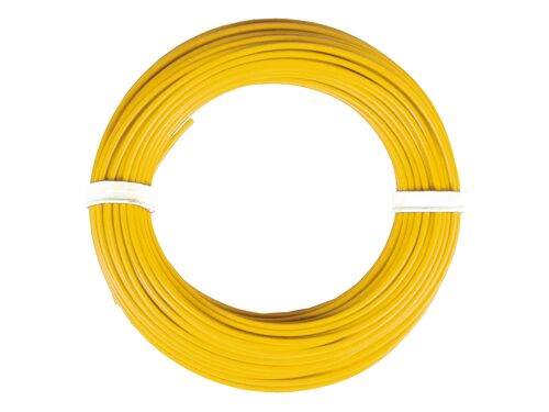 Brawa 3101 Litzenkabel 0,14 mm², 10 m  gelb