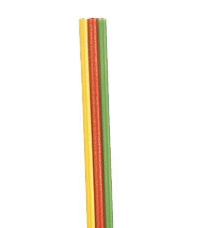 Brawa 3174 Flachband-Litze 0,14 mm², 5 m, gelb/rot/grün