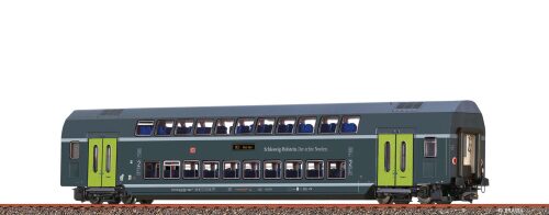 Brawa 44586 H0 TWINDEXX VARIO® Doppelstock-Mittelwagen 2. Kl. NAH.SH (Kiel Hbf) AC Digital