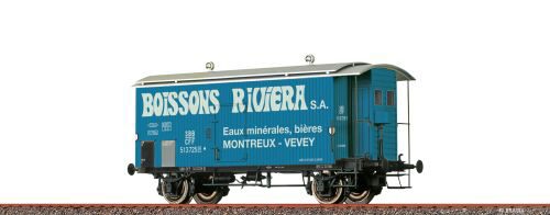 Brawa 47879 H0 Güterwagen K2 SBB, III, Riviera