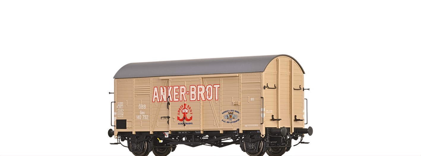 Brawa 47988 H0 Güterwagen Gms 30 ÖBB, III, Anker Brot