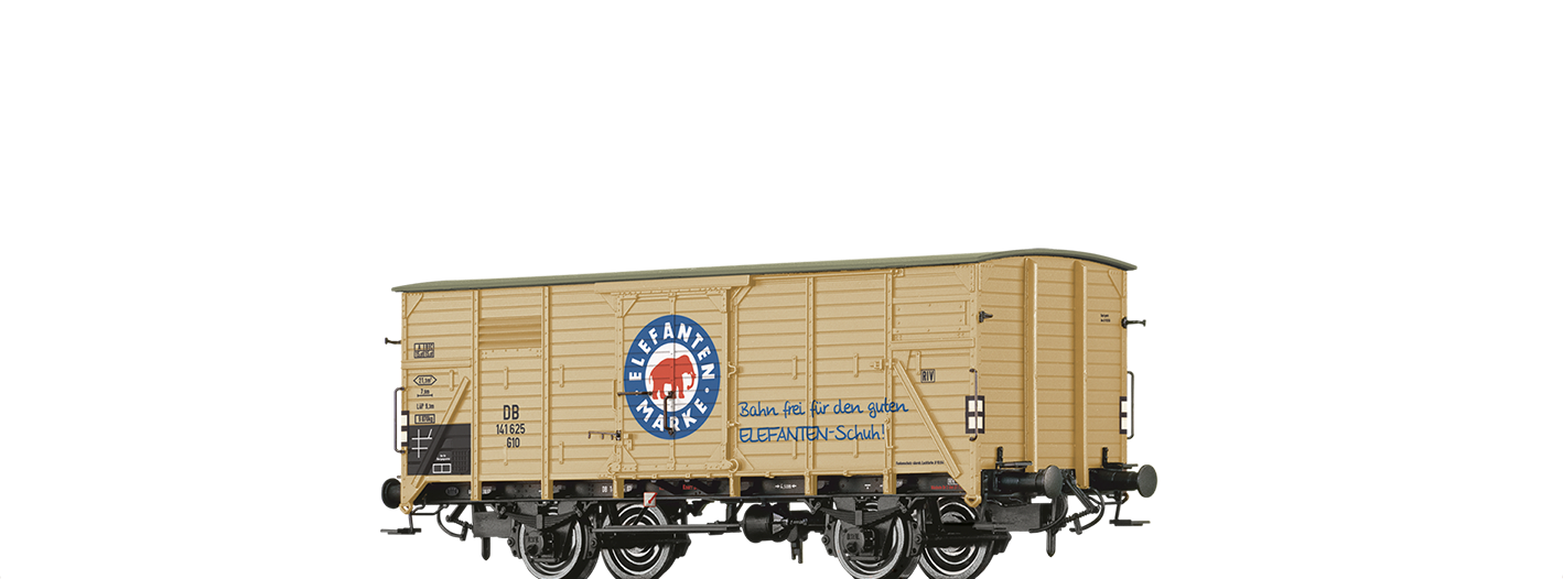 Brawa 49818 H0 Güterwagen G10 DB, III, Elefanten