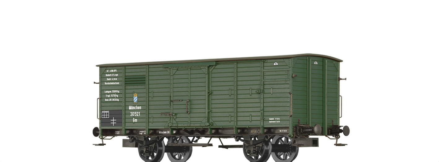 Brawa 49825 H0 Güterwagen Gm K.Bay.Sts.B., I