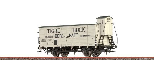 Brawa 49887 H0 Gedeckter Güterwagen wf² SNCF, Epoche II, Tigre Bock