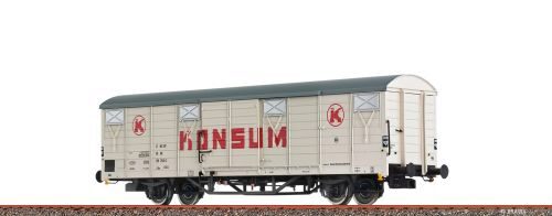 Brawa 49931 H0 Gedeckter Güterwagen Gbs[1500] "Konsum" DR