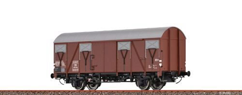 Brawa 50141 H0 Gedeckter Güterwagen Gmmhs 60 EUROP DB, Epoche III
