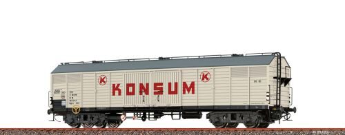 Brawa 50412 H0 Gedeckter Güterwagen Gags-v "Konsum" DR