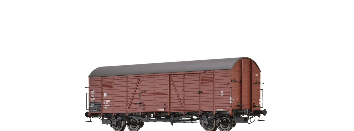 Brawa 50453 H0 Gedeckter Güterwagen Gbklr DR