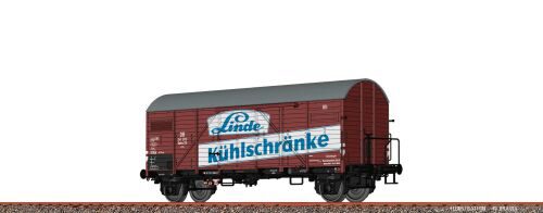 Brawa 50733 H0 Gedeckter Güterwagen Gmhs 35 DB, Epoche III, LInde