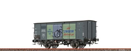 Brawa 50789 H0 Gedeckter Güterwagen G Kassel DRG, Epoche II, Stricker