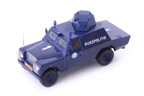Autocult 12018 Land Rover Mk3 Shorland Armoured Patrol Car Rijkspolitie (NL/GB)  blau